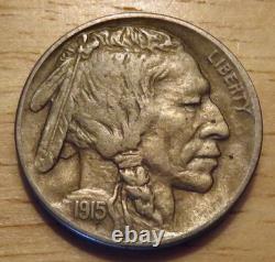 1915-D Buffalo nickel Full Horn AU
