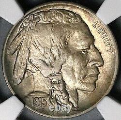 1915-D NGC AU 58 Buffalo Nickel 5 Cents United States Coin (24102801C)