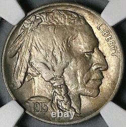 1915-D NGC AU 58 Buffalo Nickel 5 Cents United States Coin (24102801C)