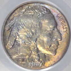 1915 Proof Buffalo Nickel Pcgs Pr64 Ogh Toned Colorful Matte Proof