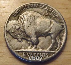 1915-S Buffalo nickel near Full Horn VF / XF rugged original