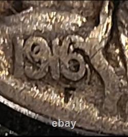 1916/16 Doubled Die Buffalo Nickel vf+ nice original fully dated variety error