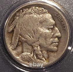 1916/16 Doubled Die Buffalo Nickel vf+ nice original fully dated variety error