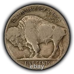 1918/7-D 5c Indian Head Buffalo Nickel VG/Fine Key Date Overdate SKU-B5376