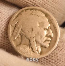 1918/7-D Denver Mint Buffalo Nickel Restored Date Key Overdate! (#PP01-330)