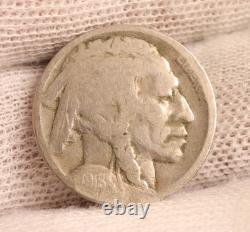 1918/7-D Denver Mint Buffalo Nickel Restored Date Key Overdate! (#PP01-330)
