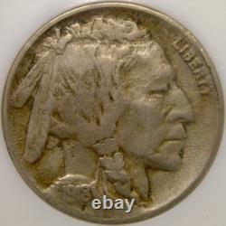 1918 D Buffalo Indian Head Nickel Scarce Tougher Date Appealing Full Braid/horn