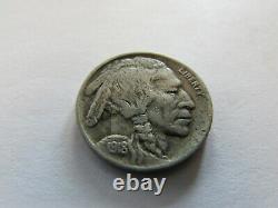 1918 D Buffalo Nickel Denver Mint 5 Cents US Indian Bison Coin 5c High End Circ