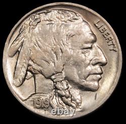 1919 Buffalo Nickel- DDO- FS 101- CHOICE UNC UNCIRCULATED SVN-628