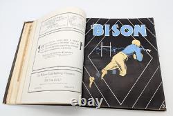 1922-1923 Buffalo NY The University Bison 8 Bound Magazines Illustrated Cartoons