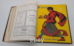 1922-1923 Buffalo NY The University Bison 8 Bound Magazines Illustrated Cartoons