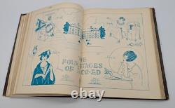 1922-1923 Buffalo NY The University Bison 8 Bound Magazines Illustrated Cartoons