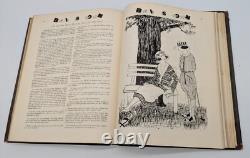 1922-1923 Buffalo NY The University Bison 8 Bound Magazines Illustrated Cartoons