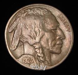 1923-S Buffalo Nickel Bison Coin San Francisco Mint XF RARELY SEEN IN THIS GRADE