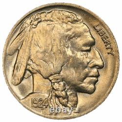 1924-D Buffalo Nickel 5c PCGS MS 65+