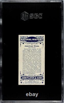 1924 John Player & Sons American Bison #8 Natural History SGC 7