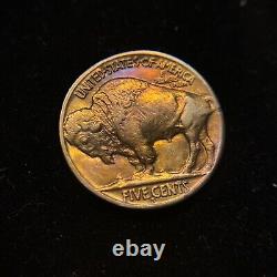 1925 S/S RPM Buffalo Nickel BU MS UNC Uncirculated Color Toning Indian Bison 5c