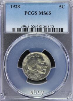 1928 MS65 Buffalo Nickle, PCGS 48156345