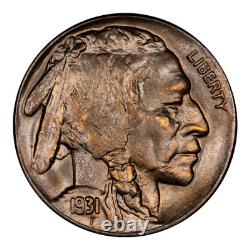 1931-S 5c CAC MS 64+ NICE HIGH-END GEM BUFFALO NICKEL