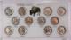1934-1938 PDS Choice AU to Gem BU Buffalo Nickel Short Set, 12 Coins, Lustrous