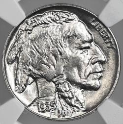 1935-p 5c Buffalo Nickel Philadelphia Mint Ngc Ms66 #8344657-021