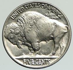 1936 BUFFALO NICKEL 5 Cents of United States of America USA Antique Coin i112118