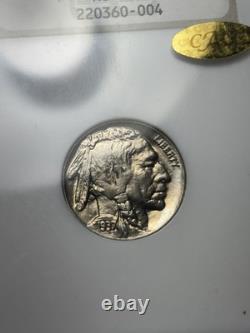1937 5c Buffalo Nickel NGC MS-65 GOLD CAC Buffalo Nickel