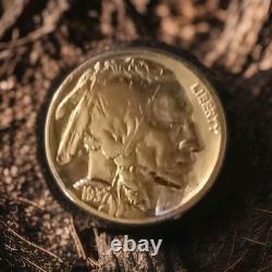 1937 Buffalo Nickel 5c Coin