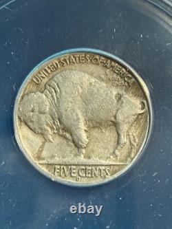 1937 D 3 Legged Buffalo Nickel Fs-901 Anacs F 15