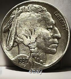 1937 D 3 legged buffalo nickel Cleaned