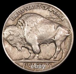 1937 D 5c Buffalo Nikel DDO Variety SVN638