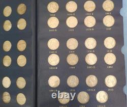 1938-1964 Jefferson Nickels, Full Set 71 Coins In Whitman Album, Nice Collection