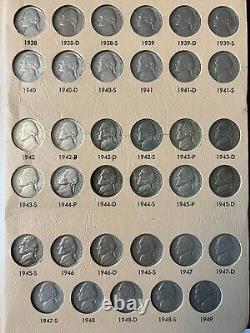 1938-2000 Jefferson Nickels, Full Set 140 Coins In Dansco Album, High Grade Coin