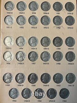 1938-2000 Jefferson Nickels, Full Set 140 Coins In Dansco Album, High Grade Coin