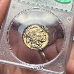 1938-D 5C MS65 CAC OGH Buffalo Nickel PCGS Rattler Great Eye Appeal PQ