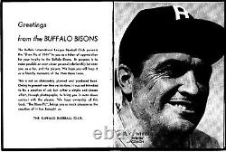 1944 Buffalo Bisons Picture/Photo Book (The Bison Pic) RARE FIND