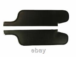 1963-1965 Dart Gt Convertible Sun Visors, Bison Pattern, Black Color