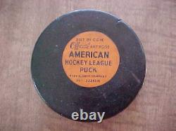1965-67 Buffalo Bisons Official Art Ross American Hockey League Game Used Puck