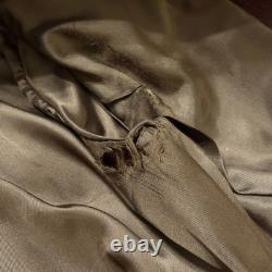 1970's Oshwahkon Bison Leather Jacket Burgandy XS