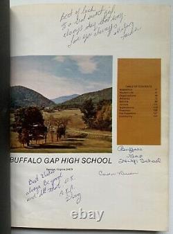 1971 Buffalo Gap High School Yearbook, The Golden Bison, Swoope, Va