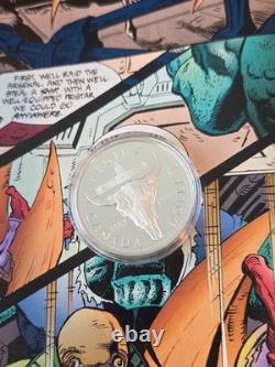 1982 Canada Proof Silver Dollar Regina Centennial Bison Skull Beauty