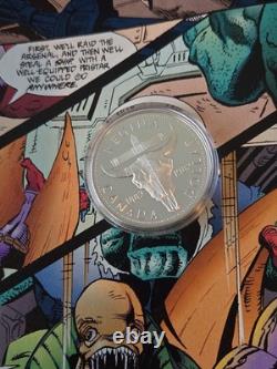 1982 Canada Proof Silver Dollar Regina Centennial Bison Skull Beauty