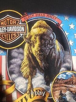 1992 Buffalo Survivor, BH Rally, Sturgis, Harley-Davidson Motorcycles T-Shirt