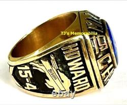 1992 Howard Bison Meac Basketball Champions Championship Ring Balfour 10k Gold