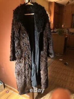 1Patagonian Bison Long Fur Buffalo Coat Men's XL