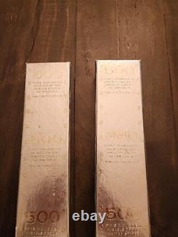 (2) 500 2005 P & D Bison Nickel Uncirculated Rolls World Reserve Mon. Exchange