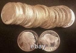 20 Coin Roll 2013 Buffalo 1 Troy Ounce. 999 Silver Rounds Mint Bullion Bison