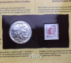 2001 AMERICAN BUFFALO 90% SILVER COIN + CURRENCY SET U. S. Coins Commemorative