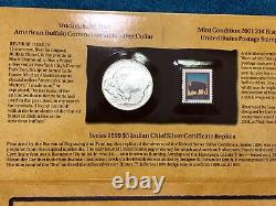 2001 Buffalo Coin & Currency Bison SET with sleeve & COA