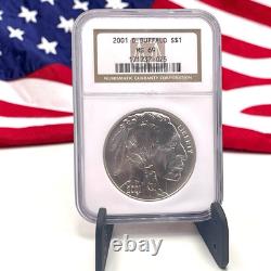2001-D $1 American Buffalo Commemorative Silver Dollar NGC MS 69 (A)